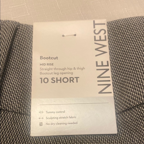 Nine West Gray Boot Cut Pants - Picture 2 of 6